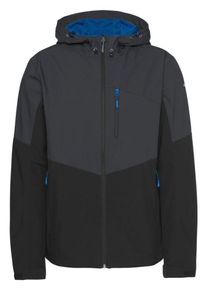 Icepeak, Herren Softshelljacke 'Saxon', Graphit / Schwarz