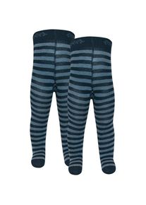 Ewers, Baby Strickstrumpfhose, Blau / Dunkelblau