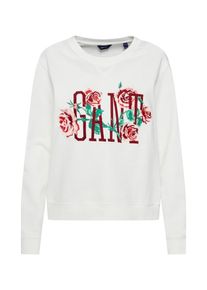 Gant, Damen Sweatshirt 'O1. ROSE C-NECK SWEAT', Eierschale