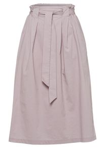 More & More MORE & MORE, Damen Popeline-Rock, Beige