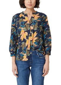 s.Oliver RED LABEL, Damen Bluse, Navy / Mischfarben
