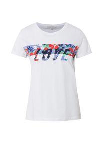 Tom Tailor Denim, Damen T-Shirt, Mischfarben / Weiß
