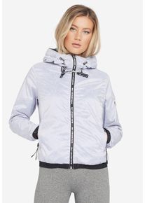 Khujo, Damen Jacke 'Keylana', Pastelllila / Weiß