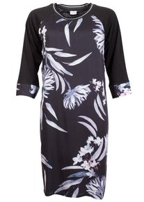 IN FRONT, Damen Kleid 'GILLA', Blau / Schwarz