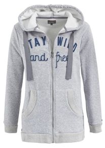 Khujo, Damen Sweatjacke 'LUNGIA', Blau / Grau