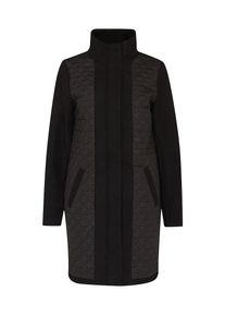 Vila, Damen Mantel mit Materialmix, Schwarz