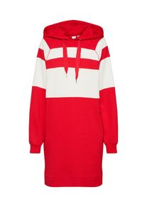 GAP, Damen Kleid 'LS FT HD DRS', Rot / Weiß