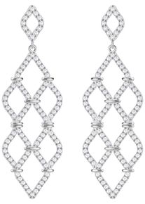 Swarovski, Damen Ohrstecker 'Lace 5382358', Silber