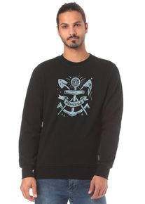 Element, Herren Sweatshirt, Hellblau / Schwarz