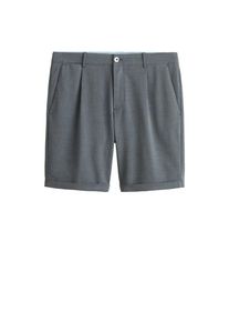 Mango Man, Herren Bermudas 'Andres', Dunkelgrau
