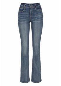 Arizona, Damen Bootcut-Jeans, Blue Denim