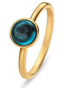 Christ, Damen Ring '60142572', Gold / Petrol
