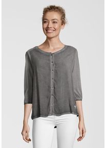 Better Rich, Damen Bluse 'Button blouse', Dunkelgrau