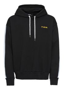 Diesel, Herren Sweatshirt 'S-HUSH SWEAT-SHIRT', Gelb / Schwarz
