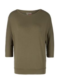 s.Oliver RED LABEL, Damen Fledermausshirt, Khaki