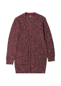 Esprit, M&auml;dchen Strickjacke, Bordeaux / Wei&szlig;