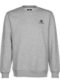 Converse, Herren Sweatshirt 'Star Chevron', Graumeliert / Schwarz