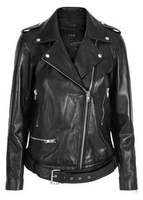 Y.A.S, Damen Lederjacke, Schwarz