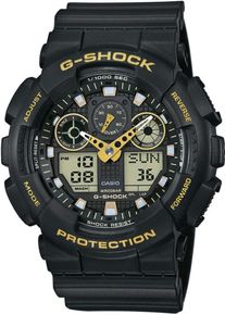 Casio, Herren Uhr 'GA-100GBX-1A9ER', Schwarz