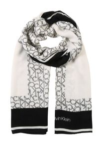 Calvin Klein, Damen Schal 'GEO QUILT', Schwarz / Weiß