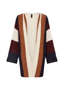 Y.A.S, Damen Strickjacke'YASCADENZA ', Beige / Ocker / Aubergine