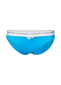 Calvin Klein Swimwear, Damen Bikinihose 'CLASSIC', Blau / Weiß