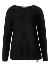 Street One, Damen Pullover, Schwarz