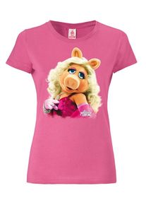 logoshirt, Damen T-Shirt 'Miss Piggy - Portrait', Pink