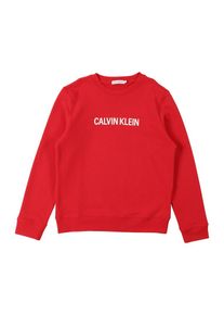Calvin Klein Jeans, Sweatshirt 'LOGO COTTON TERRY SWEATSHIRT', Rot