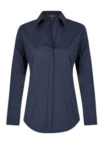 Daniel Hechter, Damen 'Essential' Bluse mit seitlichem Reißverschluss, Nachtblau