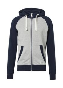 Tom Tailor Denim, Herren Sweatjacke, Navy / Grau