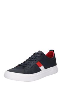 Tommy Hilfiger, Herren Sneaker, Dunkelblau / Rot / Wei&szlig;