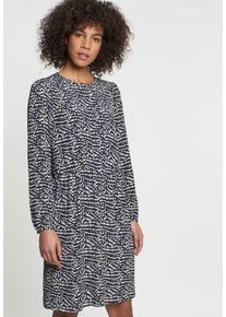 Seidensticker, Damen Kleid 'Schwarze Rose', Navy / Hellgrau