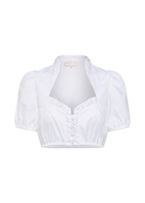 Krüger Dirndl Krüger Madl, Damen Bluse 'D. Bluse', Weiß