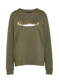 PLEASE, Damen Sweater, Gold / Oliv