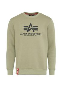 Alpha Industries, Herren Sweatshirt 'Basic', Schlammfarben / Oliv