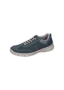 Rieker, Herren Schnürschuh, Taubenblau / Taupe
