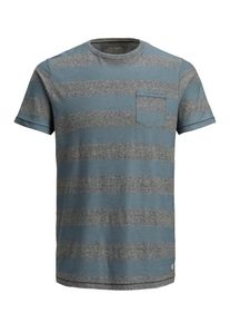 Jack & Jones JACK & JONES, Herren T-Shirt, Pastellblau / Graumeliert