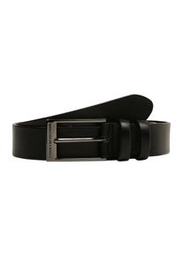 Tommy Hilfiger, Herren Lederg&uuml;rtel 'FORMAL' 3.5cm, Schwarz