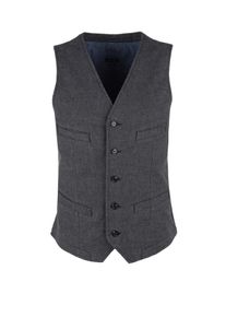 s.Oliver RED LABEL, Herren Weste, Dunkelgrau