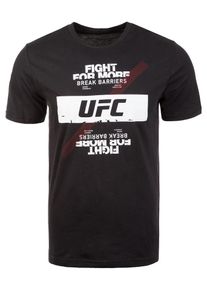 Reebok, Herren Trainingsshirt 'Fight For Yours', Schwarz / Weiß