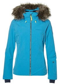 O`Neill O'NEILL, Damen Snowboardjacke 'Curve', Kobaltblau / Neonblau / Brokat