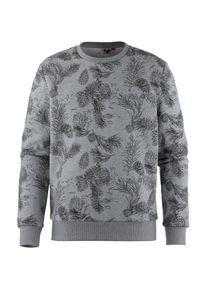 Ragwear, Herren Sweatshirt 'Ramon Pines', Basaltgrau / Rauchgrau