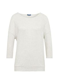 Tom Tailor, Damen Langarmshirt, Naturwei&szlig;