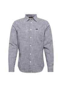 Lee, Herren Hemd 'WORKER SHIRT', Anthrazit / Weiß