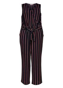 Only Carmakoma, Damen Jumpsuit, Navy / Rot / Wei&szlig;