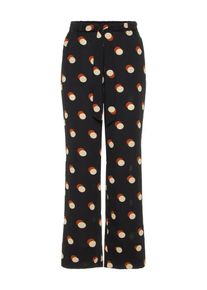 Y.A.S, Damen Gepunktete Hose, Schwarz