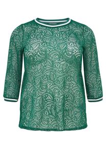 Only Carmakoma, Damen Oberteil, Gr&uuml;n / Wei&szlig;