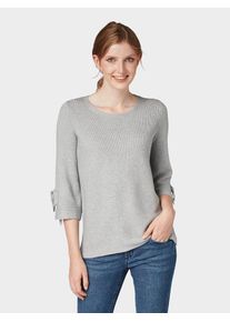 Tom Tailor, Damen Pullover, Graumeliert