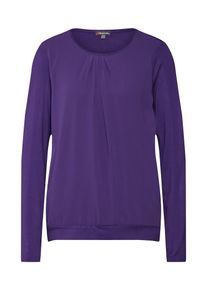 Street One, Damen Bluse 'chiffon mat-mix shirt', Violettblau